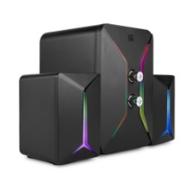 Bocinas Start The Game 2.1 Usb/3.5mm 3w*2 + 10w Subwoofer Rgb Spk-255, Start The Game